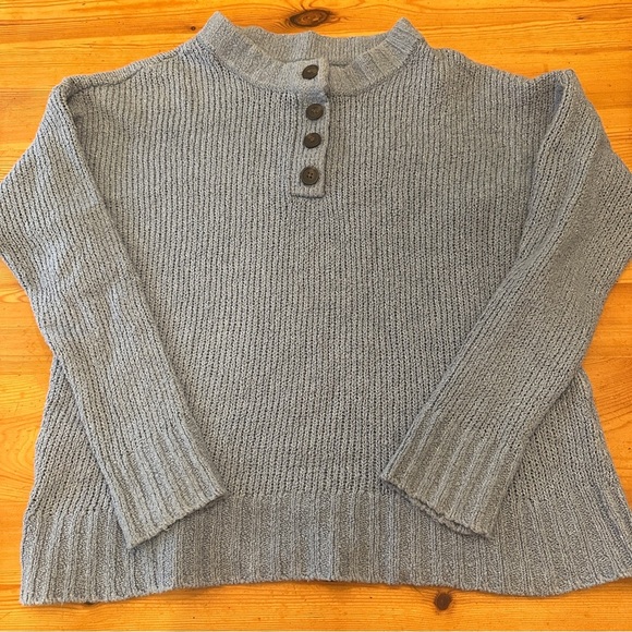 American eagle knit sweater 3 button women S cotton blend - Picture 1 of 6